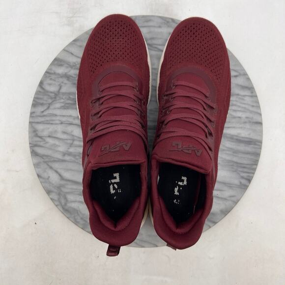 APL Mens 11 Shoes Burgundy TechLoom Tracer Knit Slip On Running Trainer 0723Xc main image 8